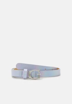 Guess Unisex - Belt - Foil Iridescent Blue