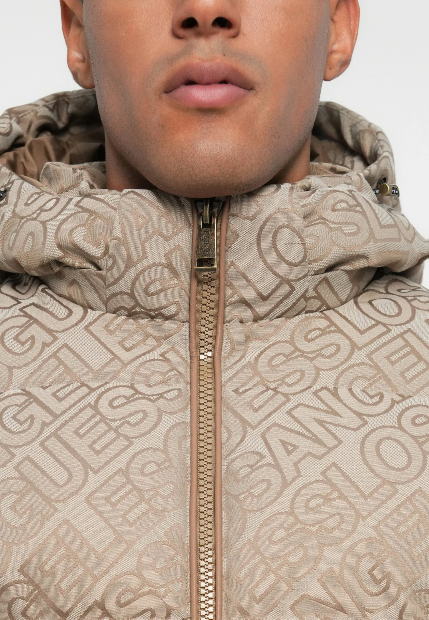 Guess ALL OVER LOGO JACKET - Winter Jacket - Brown 6 Guess ALL OVER LOGO JACKET - Winter Jacket - Brown - Image 6