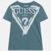 Guess Junior- Print T-Shirt - Honest Blue
