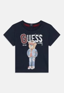 Guess Print T-shirt - Smart Blue