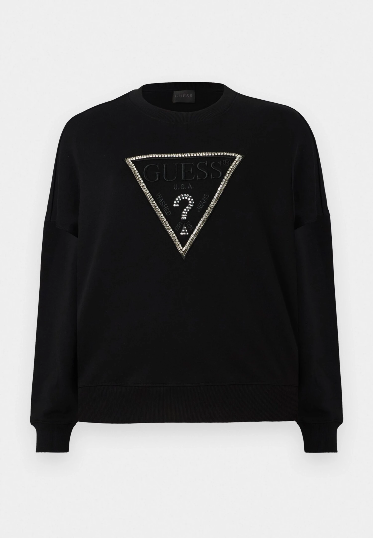 Guess RACHELE TRIANGLE - Sweatshirt - Jet Black 5 Guess RACHELE TRIANGLE - Sweatshirt - Jet Black - Image 5