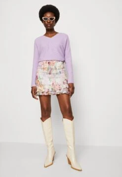 Guess Azura Smocked Skirt - Mini Skirt - Multicoloured -Guess Clothing Sale bd66660283394eae9f2bf5a7801163e4