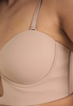 Guess EVELINE DEEP PLUNGE - Balconette Bra - Ibex Light Brown -Guess Clothing Sale bdb5df1351e244598929285db258cdb6