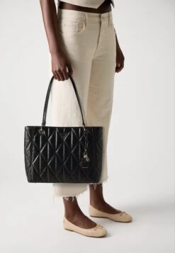 Guess ALDINA NOEL TOTE - Handbag - Black