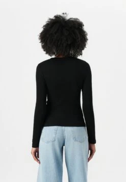 SLIM - Long Sleeved Top - Jet Black -Guess Clothing Sale bef79dbf4aa34529949ca70c31f54ed0