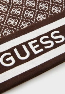 Guess SEVYN 4G LOGO BEANIE - Beanie - Brown/cream -Guess Clothing Sale c00b1182bd804791accd6ce20e00a893