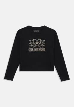 Guess JUNIOR MIDI - Long Sleeved Top - Jet Black