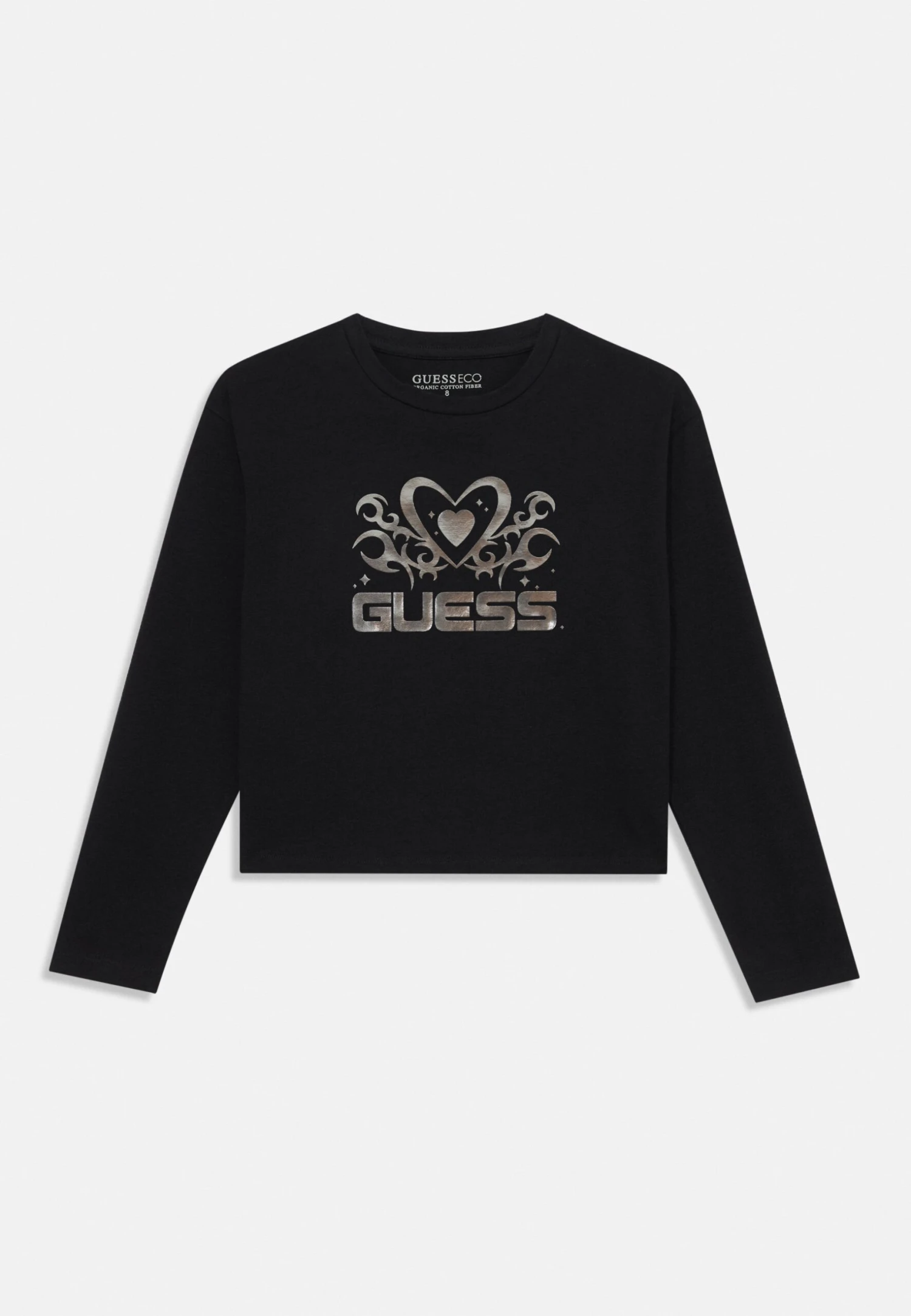 Guess JUNIOR MIDI - Long Sleeved Top - Jet Black 1 Guess JUNIOR MIDI - Long Sleeved Top - Jet Black