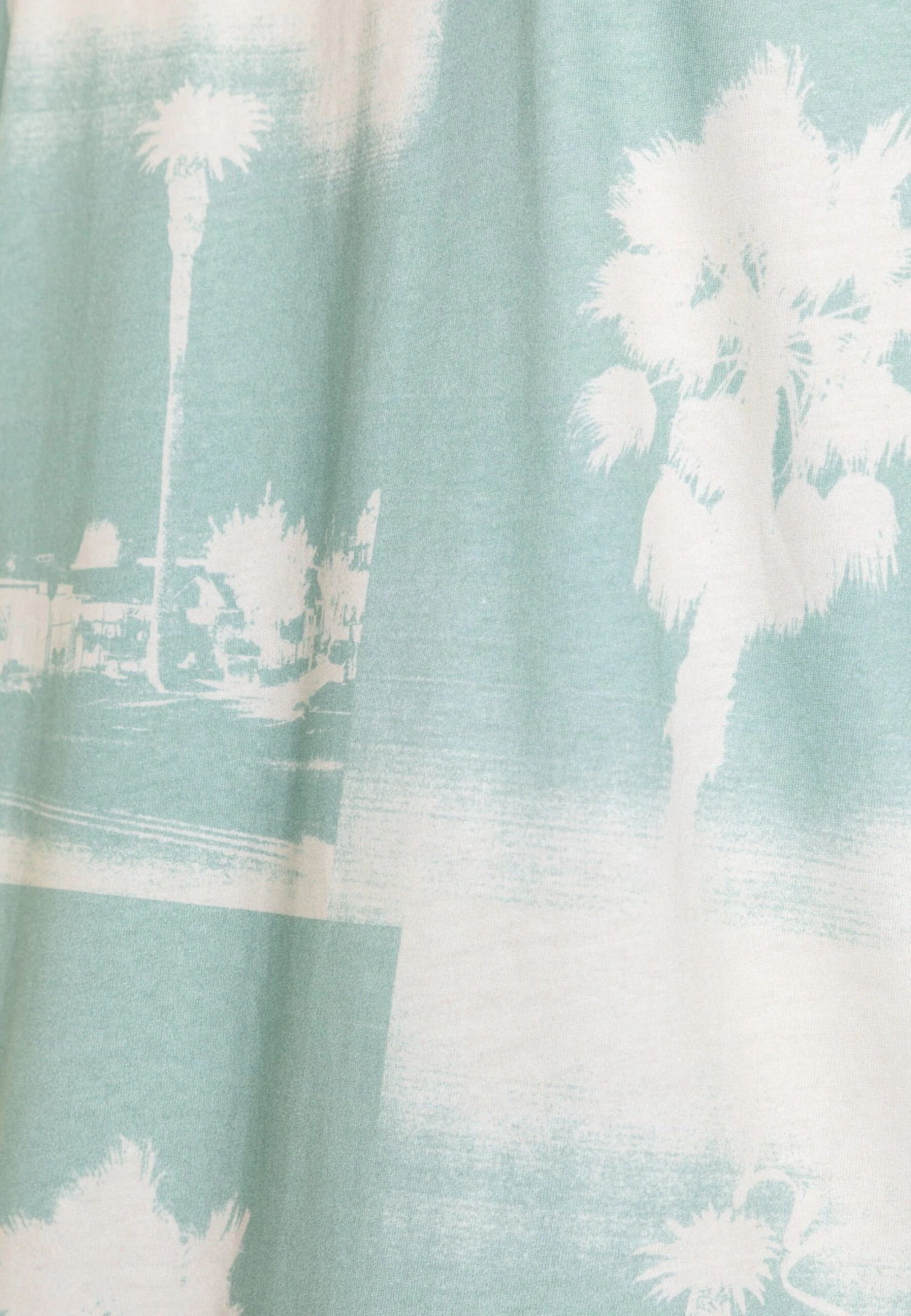 Guess Ss Bsc La Palms Tree- Print T-Shirt - Lagoon Fog 5 Guess Ss Bsc La Palms Tree- Print T-Shirt - Lagoon Fog - Image 5