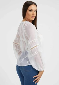 Guess Ls Gilda Trim - Blouse -Guess Clothing Sale c1c8356b53934595926d4278f7e42fea