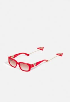 Guess Sunglasses - Shiny Red/Gradient Brown