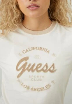 Guess GALA - Print T-shirt - Dove White/butter -Guess Clothing Sale c231dcf341764506a9210b289cec1dd5