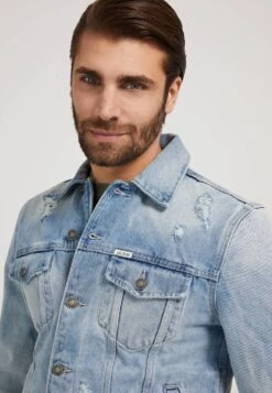 Guess Regular Fit - Denim Jacket - Blau -Guess Clothing Sale c2c0742504ad4cfe8da2d2d8ee7e9bb0