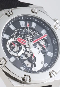 Guess Third Gear - Chronograph Watch - Silver-Coloured -Guess Clothing Sale c2fca79d1c3b44c3b497dea5b84a76c0