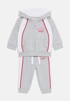 Guess BABY HOODED ACTIVE SET - Zip-up Sweatshirt - Light Stone Heather