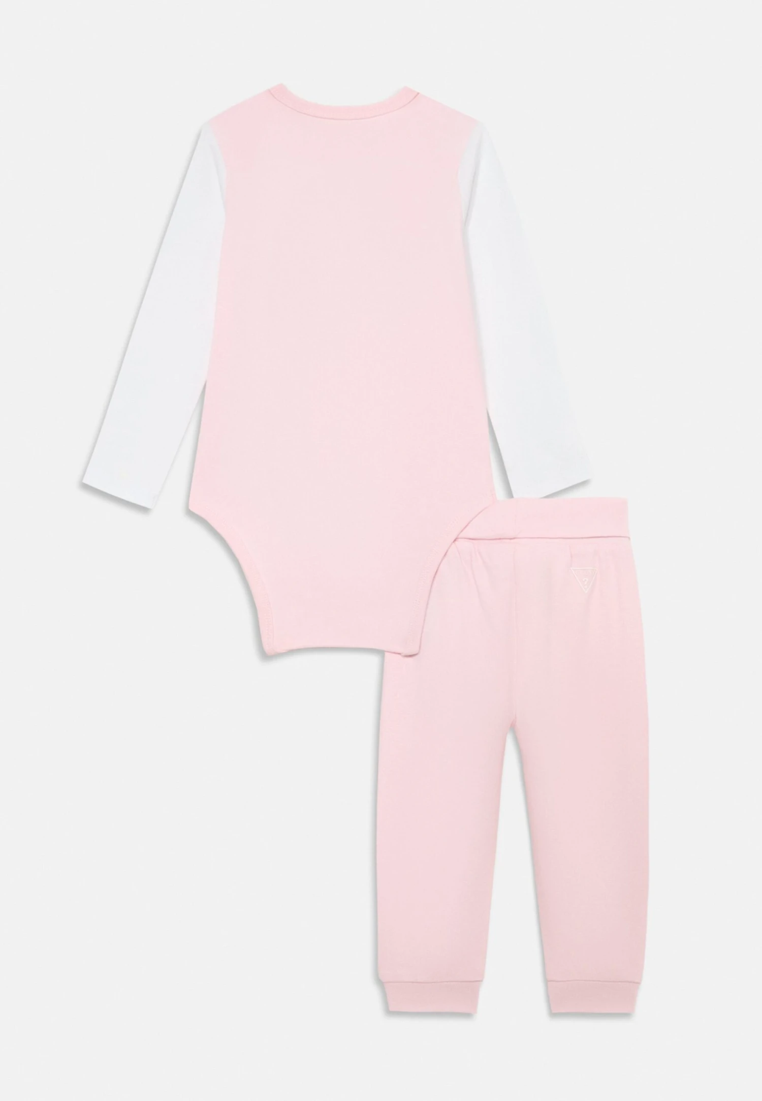 Guess BABY PANTS SET UNISEX - Tracksuit Bottoms - Pink/white 2 Guess BABY PANTS SET UNISEX - Tracksuit Bottoms - Pink/white - Image 2