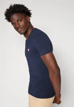 Guess CORE TEE - Basic T-shirt - Smart Blue -Guess Clothing Sale c3a4188b7951433b8fee1d4dadf10408