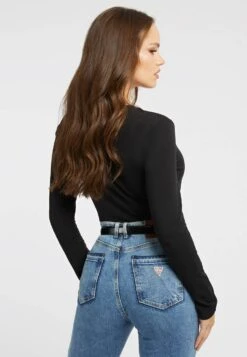 Guess Ls Rn Adelina - Long Sleeved Top - Schwarz 5 Guess Ls Rn Adelina - Long Sleeved Top - Schwarz -Guess Clothing Sale c4817de700d64c448b411449c92ecefb