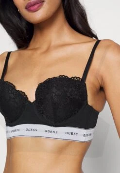 Guess Belle Padded - Balconette Bra - Jet Black -Guess Clothing Sale c4c07f85d94d4bc59d27fceb7f8ee916