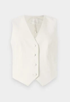 Guess THEOLINE PERFECT VEST - Waistcoat - Cream White -Guess Clothing Sale c50a9885b8b2467093deaab62f0ecdc1