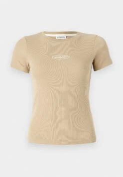 SLIM - Basic T-shirt - Travertine Sand -Guess Clothing Sale c5754962bd9a49a19736b3120f9fa59f