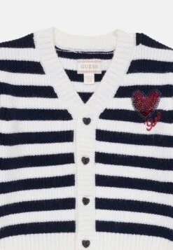 Guess BABY TODDLER KIDS CARDIGAN - Cardigan - Blue/white -Guess Clothing Sale c5ef659074b74e2d9d94322de3e7ea77
