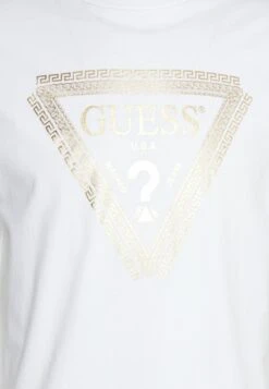 Guess Chain Logo Tee - Print T-Shirt - Pure White 10 Guess Chain Logo Tee - Print T-Shirt - Pure White -Guess Clothing Sale c73677ec88594d7b97d016983d11f1a3