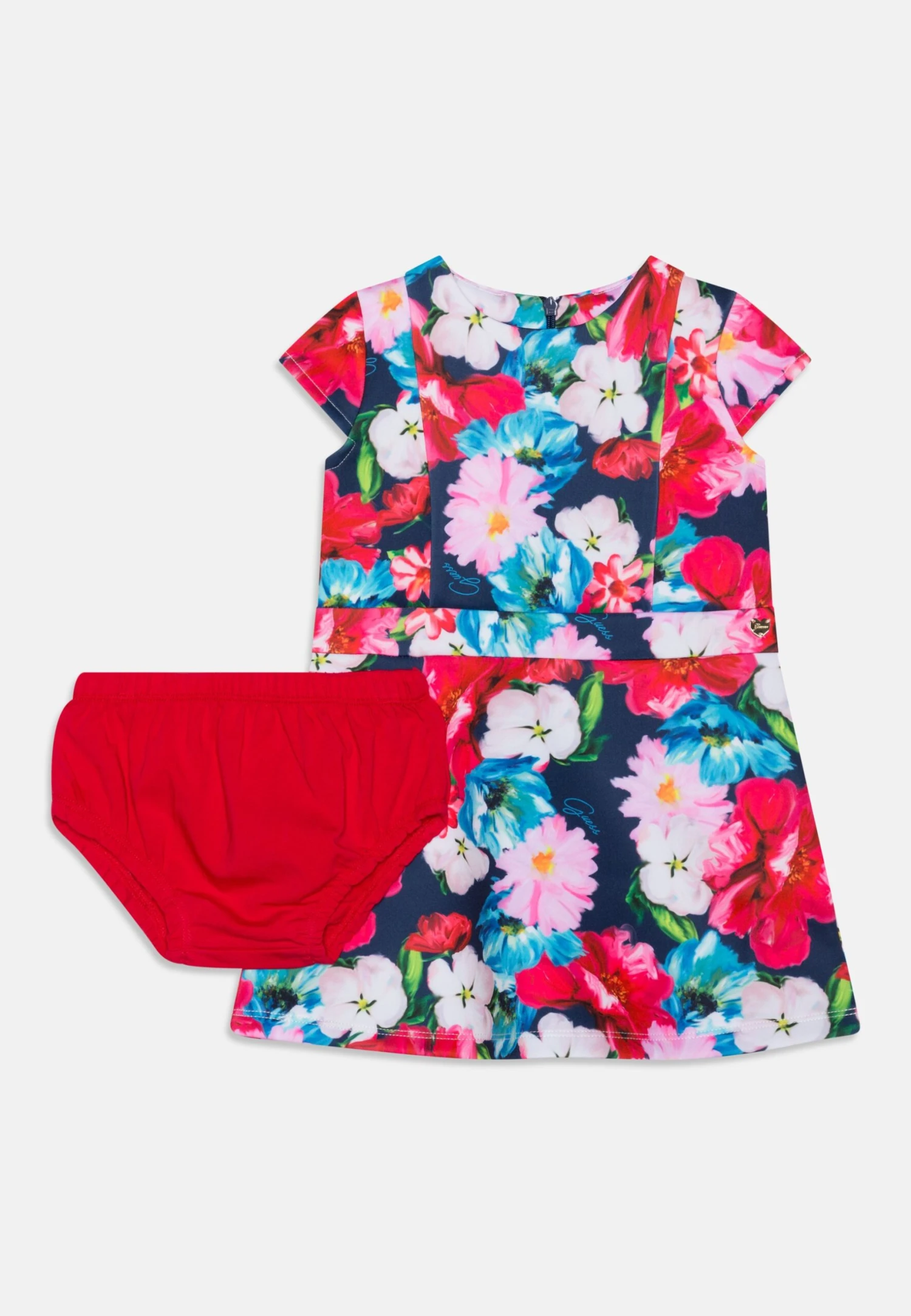 Guess Baby Dress Set - Day Dress - Multicoloured 1 Guess Baby Dress Set - Day Dress - Multicoloured