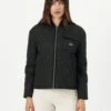 QUILTED PUFFER JACKET - Bomber Jacket - Jet Black