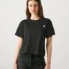 BOXY TRIANG - Basic T-shirt - Jet Black