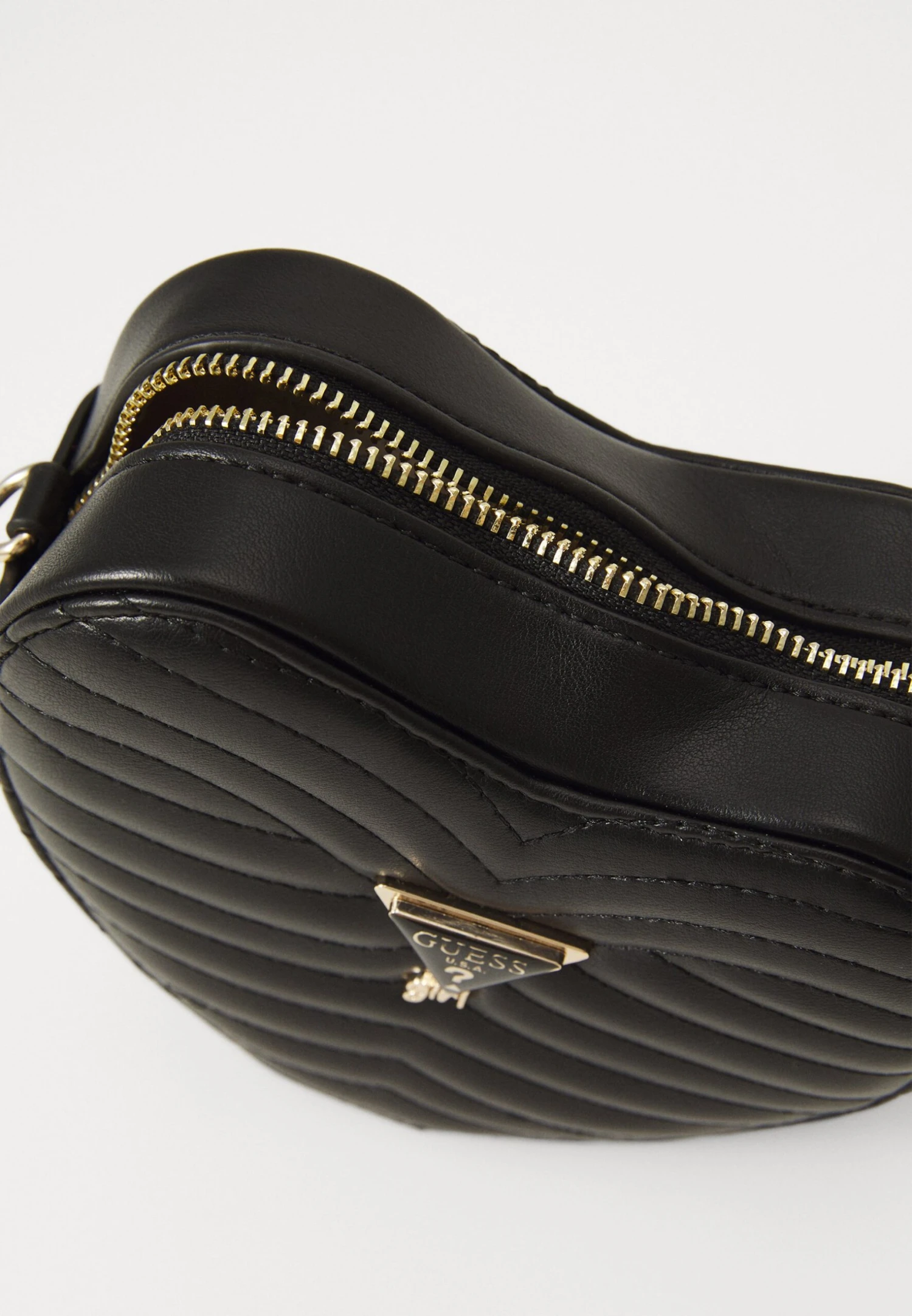 Guess HEART BAG UNISEX - Cross Body Bag - Jet Black 4 Guess HEART BAG UNISEX - Cross Body Bag - Jet Black - Image 4