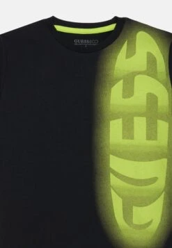 Guess JUNIOR - Print T-shirt - Jet Black -Guess Clothing Sale c98df109f3054b95bccc8b33e383be60