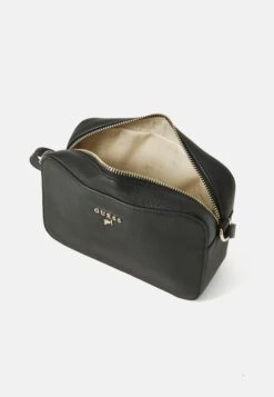 Guess CAMERA BAG UNISEX - Cross Body Bag - Jet Black -Guess Clothing Sale c99e00eaf32347e5a2626844aadbe047