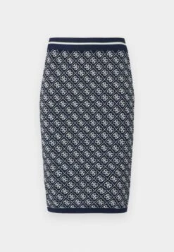 Guess LISE SKIRT - Pencil Skirt - Smart Blue/cream -Guess Clothing Sale c9c28822533245ec99ca06df22b1c822 1