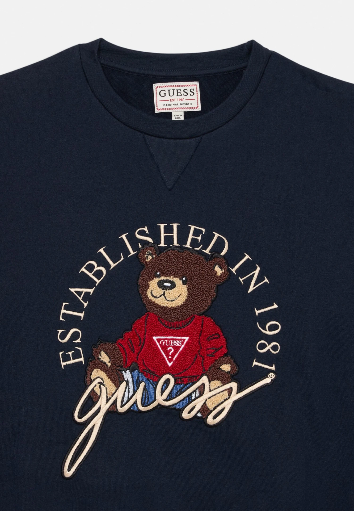 Guess JUNIOR OVERSIZE ACTIVE UNISEX - Sweatshirt - Smart Blue 3 Guess JUNIOR OVERSIZE ACTIVE UNISEX - Sweatshirt - Smart Blue - Image 3