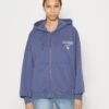 Go Washed Zip Up Hoodi - Zip-Up Sweatshirt - Cobalt Bloom