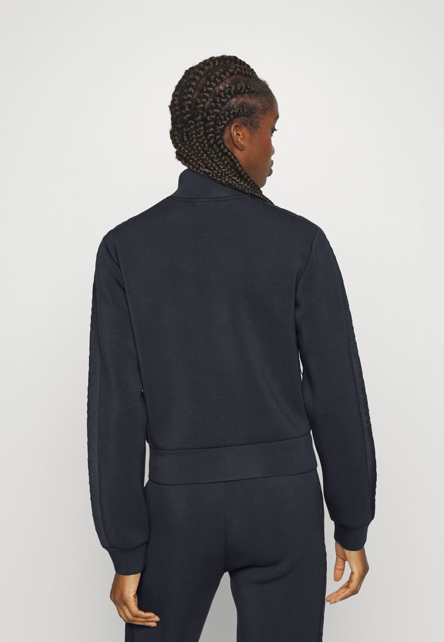 Guess New Allie Scuba Zip - Zip-Up Sweatshirt - Dunkelgrau 3 Guess New Allie Scuba Zip - Zip-Up Sweatshirt - Dunkelgrau - Image 3