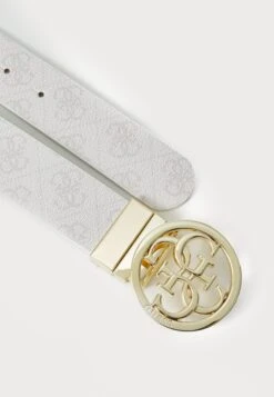 Guess NOELLE PANT BELT - Belt - White -Guess Clothing Sale cad4a3d05a1547f48f4beb6c268d0a53