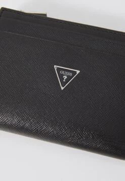 Guess MILANO BIFOLD TOP ZIP - Wallet - Black -Guess Clothing Sale cb240462328f4285be46b14d30f0d334