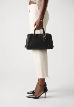 Guess ROSALBA GIRLFRIEND SATCHEL - Handbag - Black