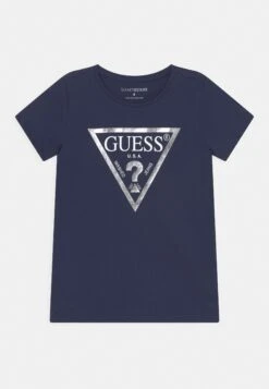 Guess Junior Core - Print T-Shirt - Bleu