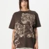 Guess PANTHERS TEE - Print T-shirt - Espresso Brown