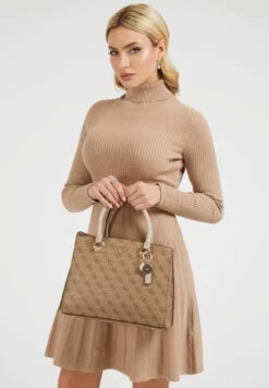 Guess Noelle 4G-Logo - Handbag - Hellbraun