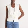 IVA OVERLAP BLOUSE - Top - White Peaks