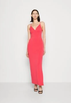 Guess Micro Straps Ramsha Long Dress - Jersey Dress - Karma Pink