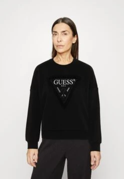 Guess Petals Triangle - Sweatshirt - Jet Black