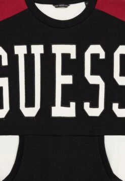 Guess JUNIOR ACTIVE TOP - Sweatshirt - Black/red -Guess Clothing Sale cd6aad6ad7db476a9e5d838c2efcc1f1