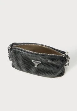 Guess CRYSTAL MESH BAG - Cross Body Bag - Jet Black -Guess Clothing Sale ce04a064eff2436e81e20fee4327ee09