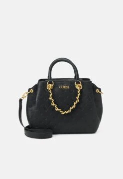 Guess GevaCompartment Satchel - Handbag - Black