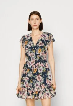 Guess Ss Brigida Flare - Day Dress - Ciaobella Blue